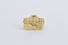 Load image into Gallery viewer, 14K Vintage 3D Picnic Woven Design Basket Charm/Pendant Yellow Gold