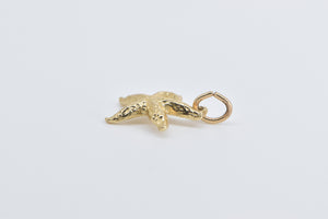 14K Sea Star Fish Ocean Beach Motif Charm/Pendant Yellow Gold