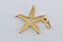 Load image into Gallery viewer, 14K Sea Star Fish Ocean Beach Motif Charm/Pendant Yellow Gold