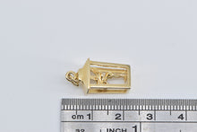 Load image into Gallery viewer, 14K 3D Walt Disney Tinkerbell Peter Pan Lantern Charm/Pendant Yellow Gold