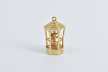 Load image into Gallery viewer, 14K British Traffic Cop Keep Left 3D Vintage Charm/Pendant Yellow Gold