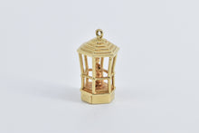 Load image into Gallery viewer, 14K British Traffic Cop Keep Left 3D Vintage Charm/Pendant Yellow Gold