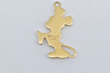 Load image into Gallery viewer, 14K Mickey Mouse Walt Disney Productions Cartoon Charm/Pendant Yellow Gold