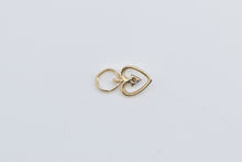 Load image into Gallery viewer, 14K Diamond Inset Heart Love Symbol Cute Charm/Pendant Yellow Gold