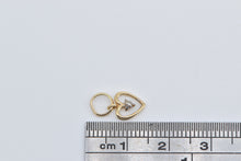 Load image into Gallery viewer, 14K Diamond Inset Heart Love Symbol Cute Charm/Pendant Yellow Gold