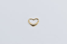 Load image into Gallery viewer, 14K Heart Love Symbol Romantic Slide Charm/Pendant Yellow Gold