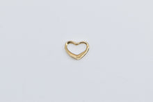 Load image into Gallery viewer, 14K Heart Love Symbol Romantic Slide Charm/Pendant Yellow Gold