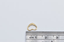 Load image into Gallery viewer, 14K Heart Love Symbol Romantic Slide Charm/Pendant Yellow Gold