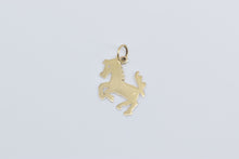 Load image into Gallery viewer, 14K Reared Up Horse Pony Stallion Charm/Pendant Yellow Gold