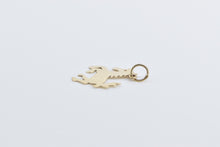 Load image into Gallery viewer, 14K Reared Up Horse Pony Stallion Charm/Pendant Yellow Gold