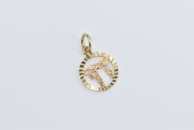 Load image into Gallery viewer, 14K Chai Diamond Cut Life Symbol Hebrew Word Charm/Pendant Yellow Gold