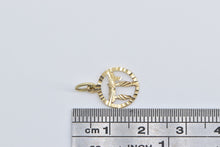 Load image into Gallery viewer, 14K Chai Diamond Cut Life Symbol Hebrew Word Charm/Pendant Yellow Gold