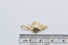 Load image into Gallery viewer, 14K Grape Bunch Puffy Vine Fruit Wine Charm/Pendant Yellow Gold