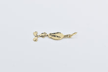 Load image into Gallery viewer, 14K Black Enamel Tweety Bird Warner Bros Cartoon Charm/Pendant Yellow Gold