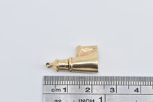 Load image into Gallery viewer, 14K 3D Lighthouse Beach Coastal Beach Charm/Pendant Yellow Gold