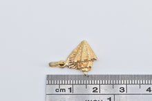 Load image into Gallery viewer, 14K 3D Conch Shell Beach Ocean Motif Charm/Pendant Yellow Gold