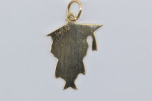 Load image into Gallery viewer, 14K Owl Graduation Cap Scholar Graduate Wisdom Charm/Pendant Yellow Gold