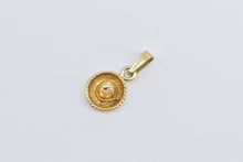 Load image into Gallery viewer, 14K 3D Sombrero Vintage Traditional Mexican Hat Charm/Pendant Yellow Gold