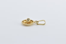 Load image into Gallery viewer, 14K 3D Sombrero Vintage Traditional Mexican Hat Charm/Pendant Yellow Gold