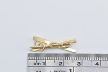 Load image into Gallery viewer, 14K 3D Crossed Ski Winter Sport Skiing Charm/Pendant Yellow Gold