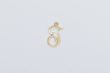 Load image into Gallery viewer, 14K T Letter Initial Monogram Vintage Charm/Pendant Yellow Gold