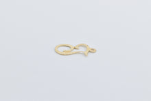 Load image into Gallery viewer, 14K T Letter Initial Monogram Vintage Charm/Pendant Yellow Gold