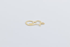 14K T Letter Initial Monogram Vintage Charm/Pendant Yellow Gold