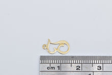 Load image into Gallery viewer, 14K T Letter Initial Monogram Vintage Charm/Pendant Yellow Gold