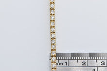 Load image into Gallery viewer, 14K 2.25 Ctw Diamond Classic Vintage Tennis Bracelet 7.25&quot; Yellow Gold