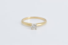 Load image into Gallery viewer, 14K 0.24 Ct Diamond Solitaire Classic Engagement Ring Yellow Gold