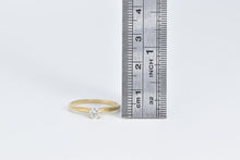 Load image into Gallery viewer, 14K 0.24 Ct Diamond Solitaire Classic Engagement Ring Yellow Gold