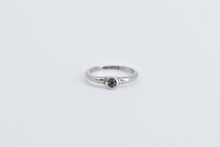 Load image into Gallery viewer, Sterling Silver Tiny Vintage Baby Childs CZ Ring