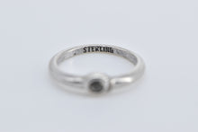 Load image into Gallery viewer, Sterling Silver Tiny Vintage Baby Childs CZ Ring