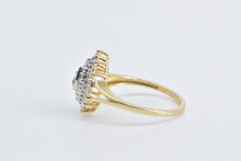 Load image into Gallery viewer, 10K Vintage Diamond Accent Pear Tear Drop Fashion Ring Yellow Gold