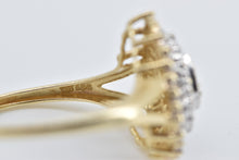 Load image into Gallery viewer, 10K Vintage Diamond Accent Pear Tear Drop Fashion Ring Yellow Gold