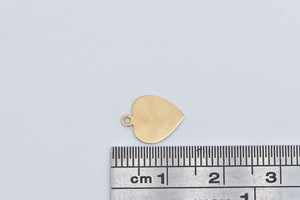 14K Heart Love Symbol Romantic Valentine Charm/Pendant Yellow Gold