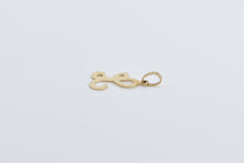 Load image into Gallery viewer, 14K L Cursive Letter Monogram Initial Name Charm/Pendant Yellow Gold