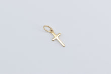 Load image into Gallery viewer, 14K Cross Christian Faith Symbol Religious Charm/Pendant Yellow Gold