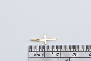 14K Cross Christian Faith Symbol Religious Charm/Pendant Yellow Gold