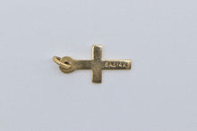 Load image into Gallery viewer, 14K Christian Cross Symbol Faith Jesus Christ Charm/Pendant Yellow Gold