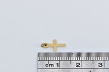 Load image into Gallery viewer, 14K Christian Cross Symbol Faith Jesus Christ Charm/Pendant Yellow Gold