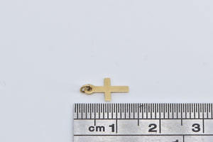 14K Christian Cross Symbol Faith Jesus Christ Charm/Pendant Yellow Gold