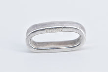 Load image into Gallery viewer, Sterling Silver Tiffany &amp; Co. 1837 Oval Loop Designer Scarf Clip