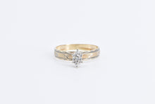 Load image into Gallery viewer, 10K Vintage Diamond Diamond Cut Promise Ring Yellow Gold