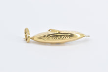 Load image into Gallery viewer, 18K 3D Venice Italy Venezia Gondola Canal Boat Charm/Pendant Yellow Gold