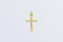 Load image into Gallery viewer, 18K Cross Christian Faith Symbol Religious Charm/Pendant Yellow Gold