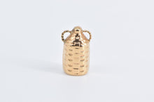 Load image into Gallery viewer, 18K 3D Wine Cask Bottle Handled Jug Charm/Pendant Yellow Gold