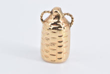 Load image into Gallery viewer, 18K 3D Wine Cask Bottle Handled Jug Charm/Pendant Yellow Gold