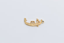 Load image into Gallery viewer, 18K Gondola Venice Italy Canal Boat Travel Charm/Pendant Yellow Gold