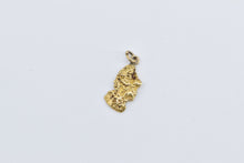 Load image into Gallery viewer, 22K Raw Textured Nugget Pebble Vintage Charm/Pendant Yellow Gold